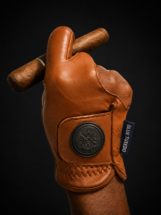 Premium Cabretta Leather Smoking Glove - TULSA BROWN (Limited Edition)