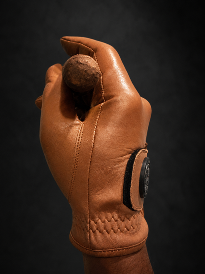 Premium Cabretta Leather Smoking Glove - TULSA BROWN (Limited Edition)