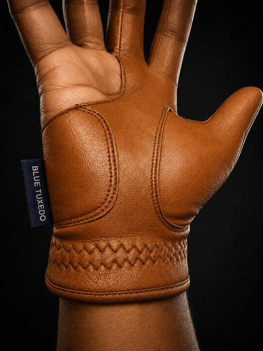 Premium Cabretta Leather Smoking Glove - TULSA BROWN (Limited Edition)